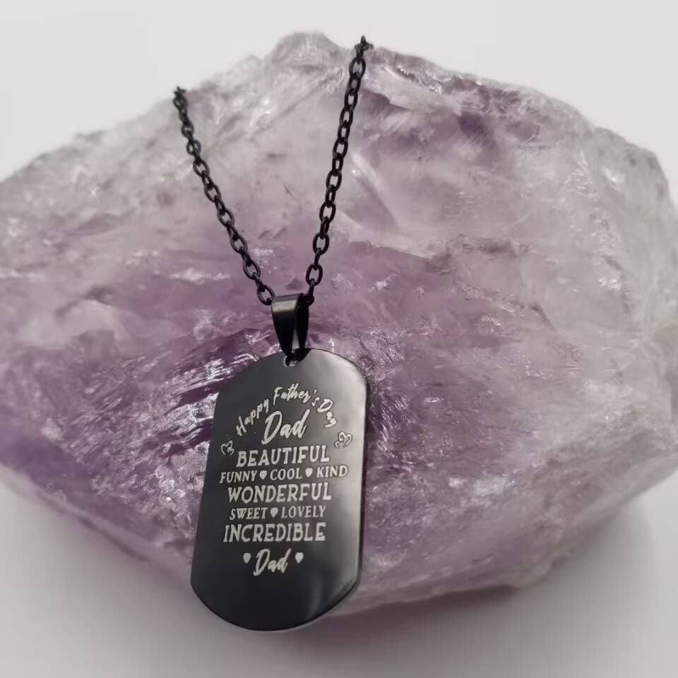 Magnolia Jewelry- Happy Father's Day Necklace