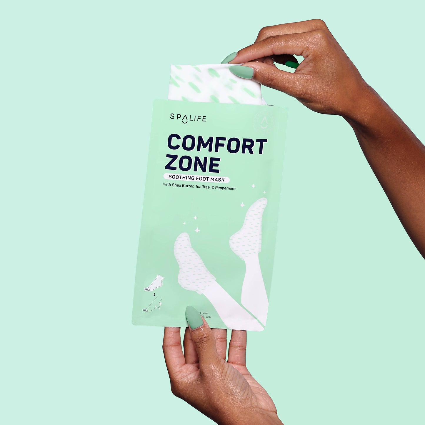 My Spa Life - Comfort Zone Soothing Foot Mask with Shea Butter & Tea Tree