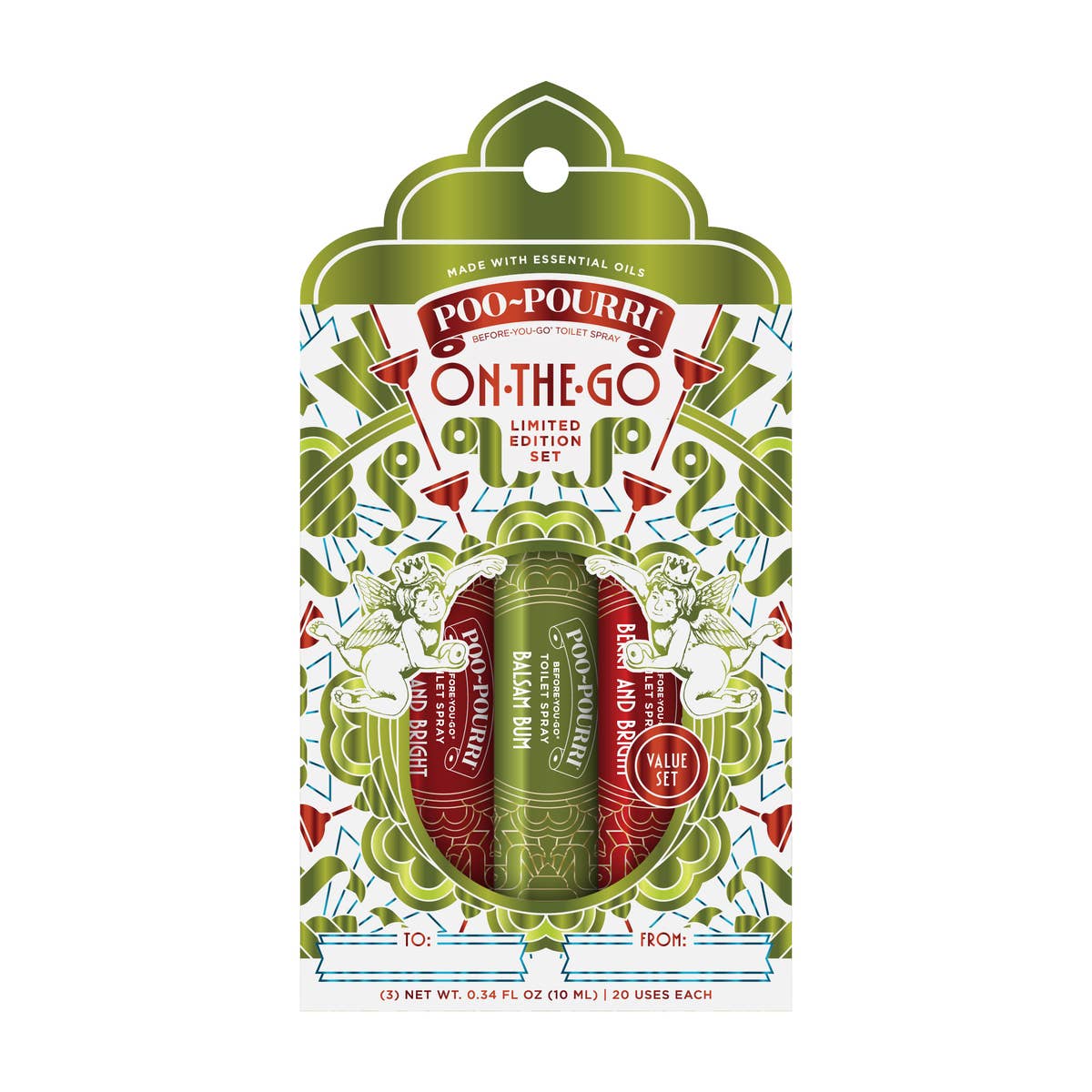 Holiday- On-The-Go 10mL Poo~Pourri (3-Set)