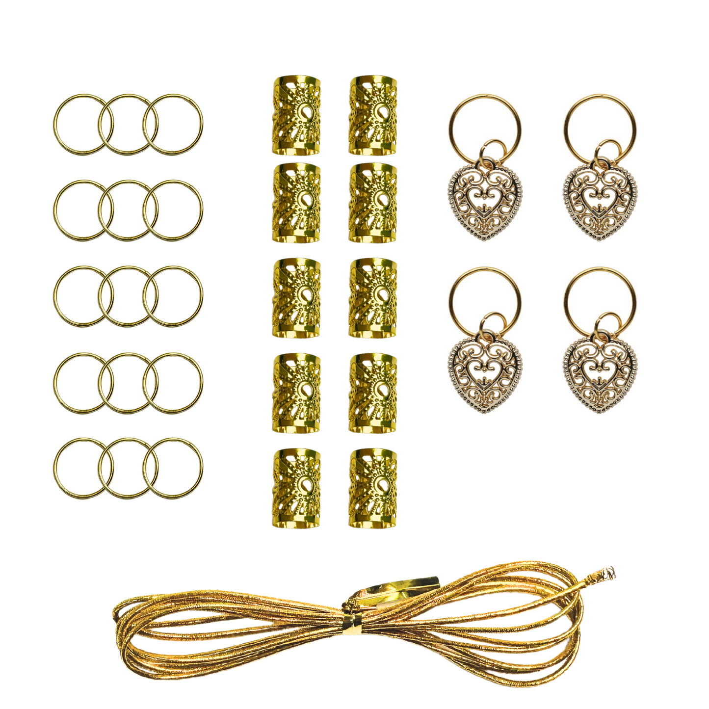 Annie Braid Charm Set, Heart