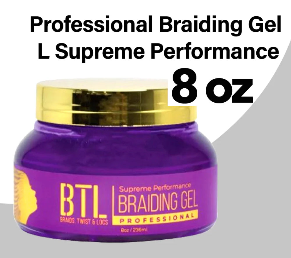 BTL Professional Braiding Gel L Supreme Performance 8 oz