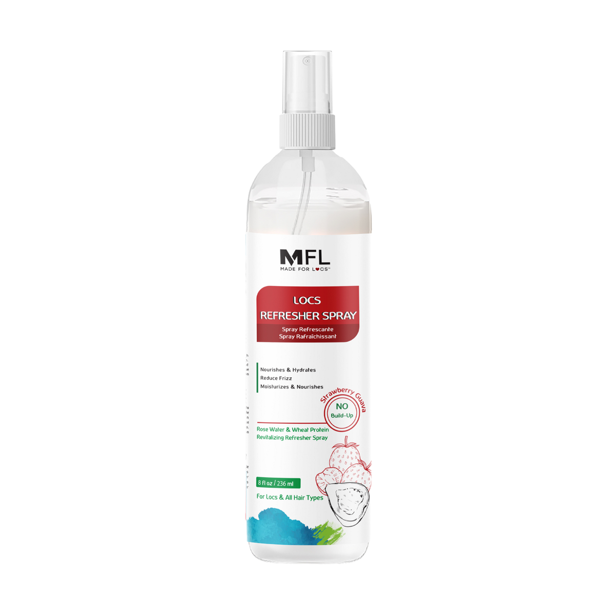 Made For Locs - Locs Rose-Water Refresher Spray | 8 oz