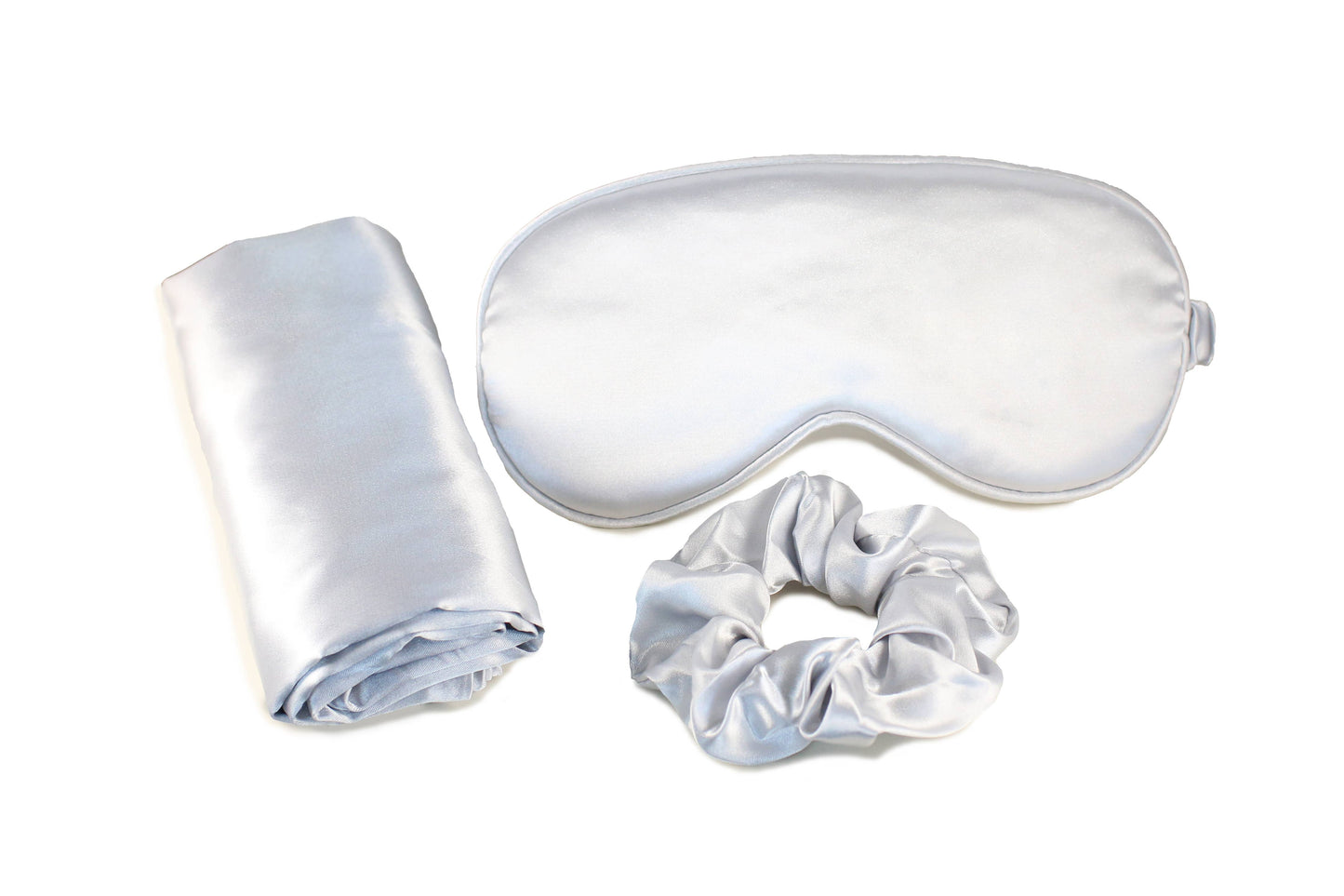 Morning Glamour - Ultimate Sleep Set Satin Pillowcase, Eye mask and Scrunchie