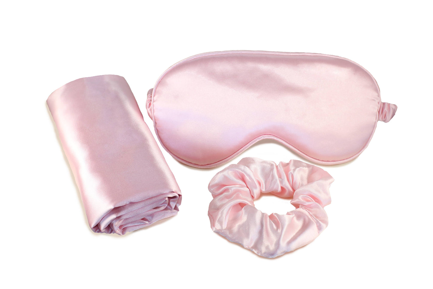 Morning Glamour - Ultimate Sleep Set Satin Pillowcase, Eye mask and Scrunchie