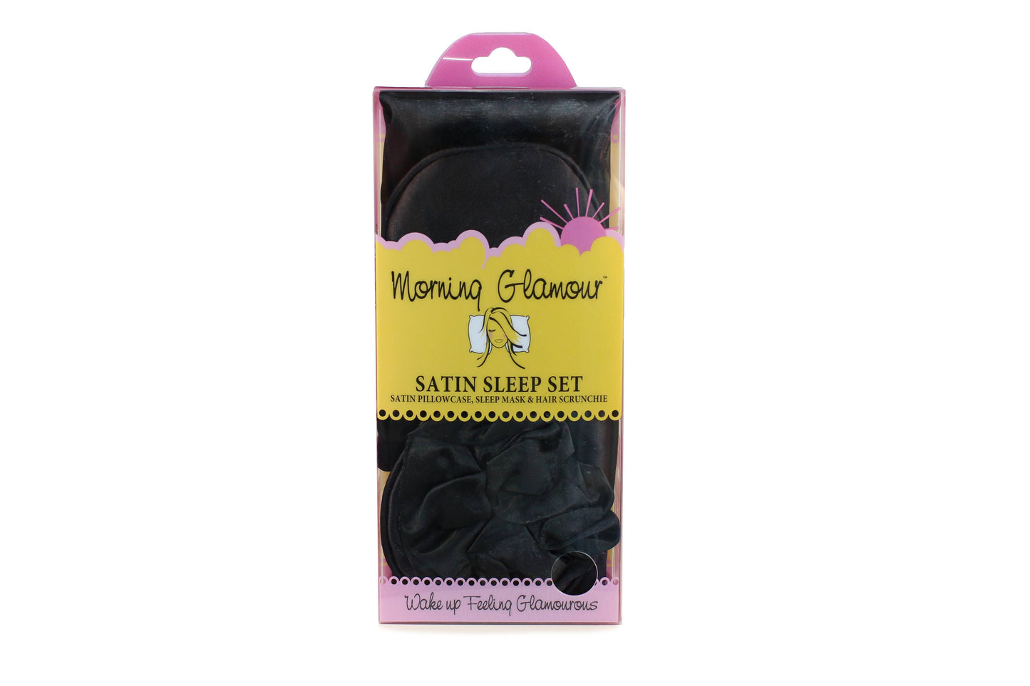 Morning Glamour - Ultimate Sleep Set Satin Pillowcase, Eye mask and Scrunchie