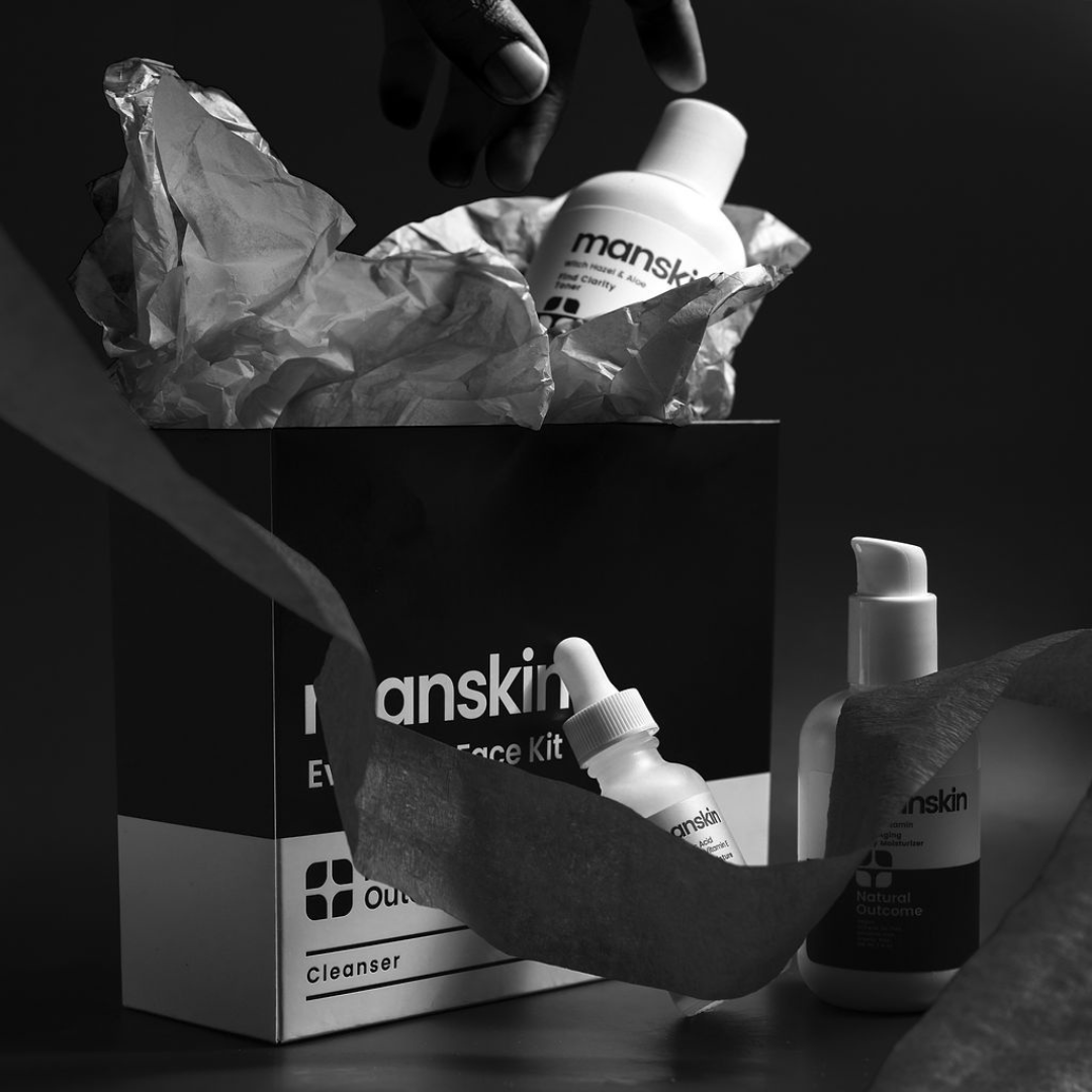 Natural Outcome Skincare-Man Skin Daily 3 Step Regimen Face Set