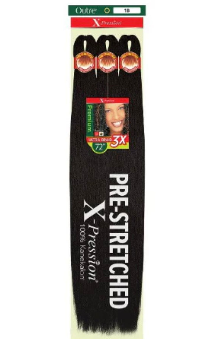 Outre Synthetic Pre
Stretched Ultra Braid - X-PRESSION 3X 72"