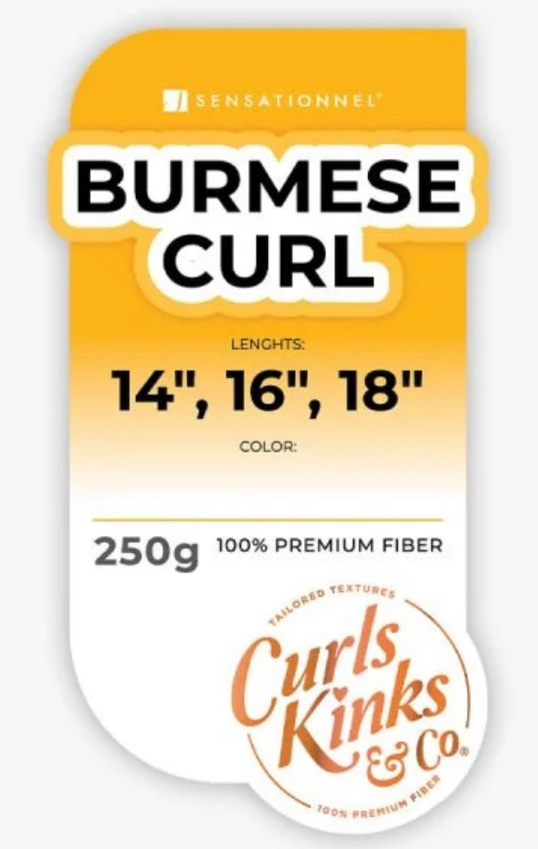 Sensationnel- Curls & Kinks-Burmese Curl 14,16,18” (Ck&co Multi)