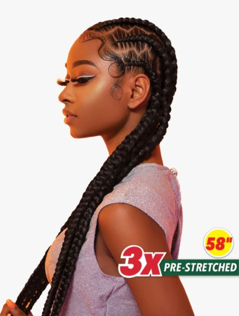 SENSATIONNEL 3X X-PRESSION PRE-STRETCHED BRAID 58"