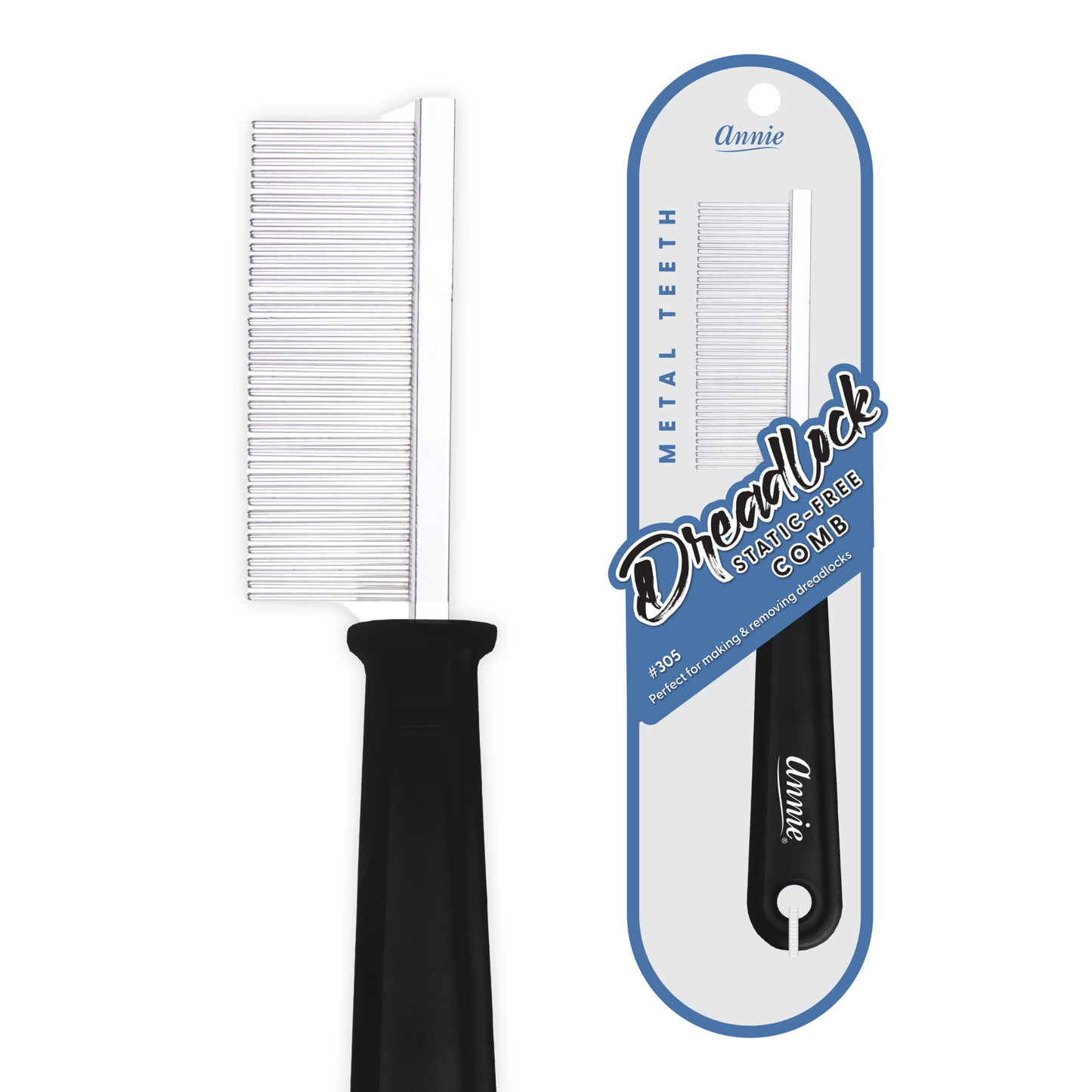 Dreadlock Comb Black