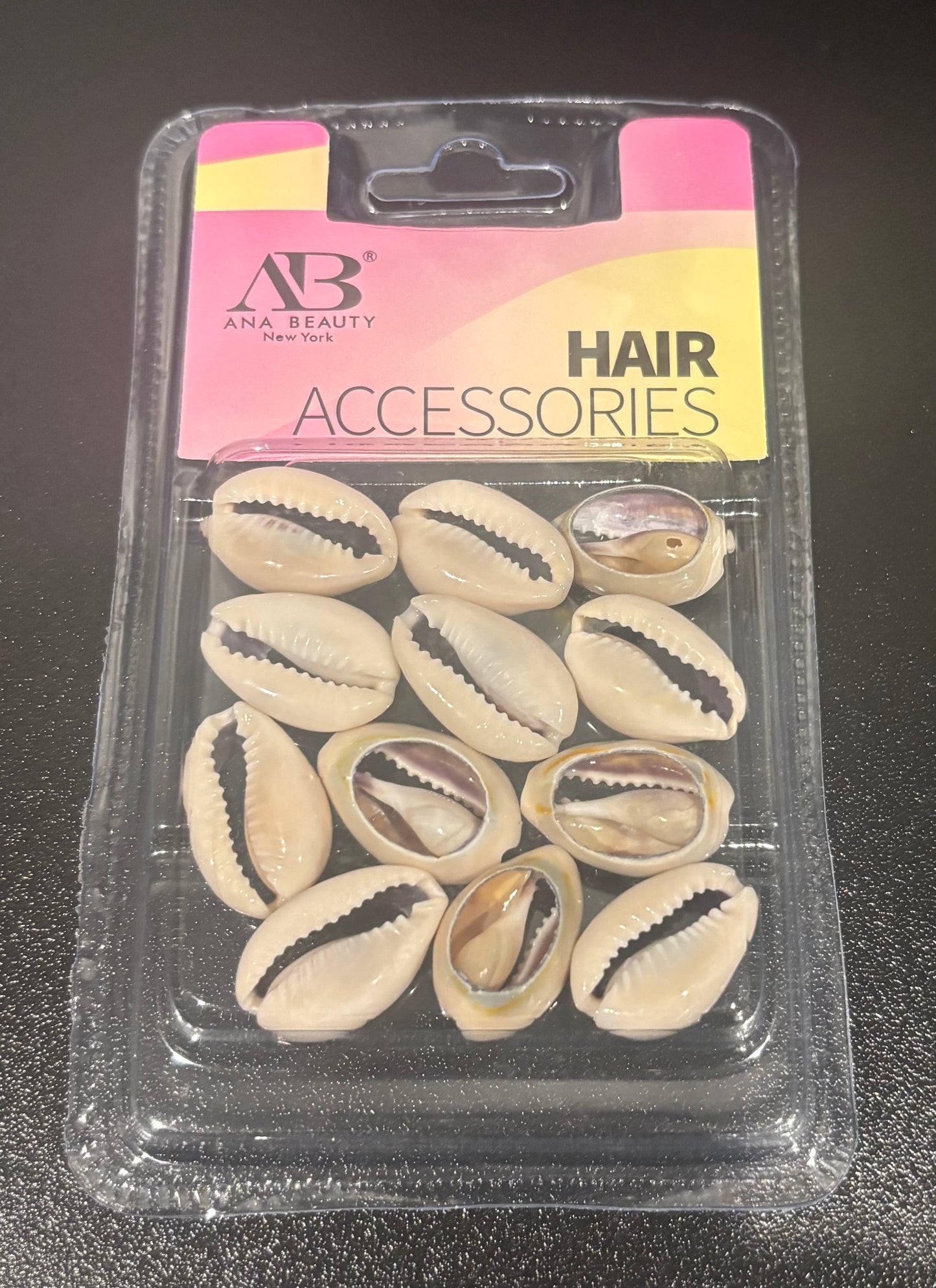 Seashell Cowrie Hair Accessories, For Braids/Locs 12pcs