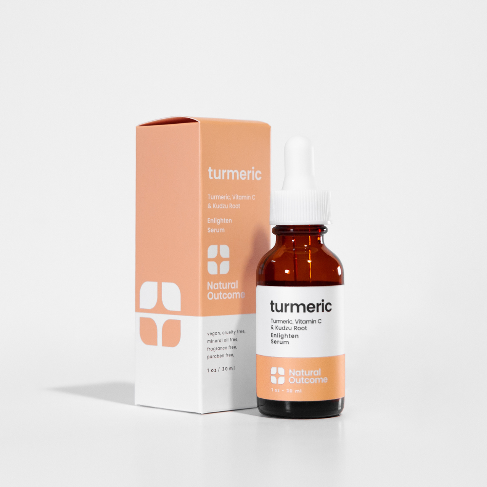 Natural Outcome Skincare-Turmeric & Vitamin C Serum - Enlighten