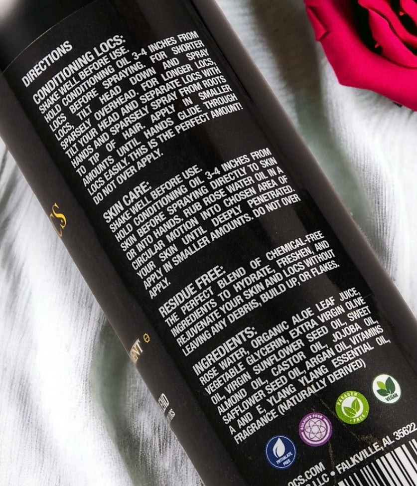 Lion Locs Advanced Rose Water Spray 4oz