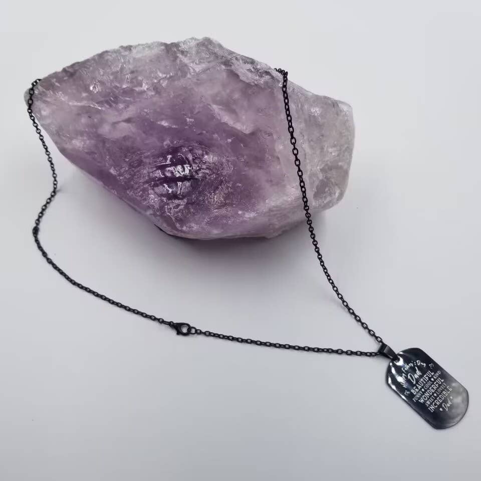 Magnolia Jewelry- Happy Father's Day Necklace
