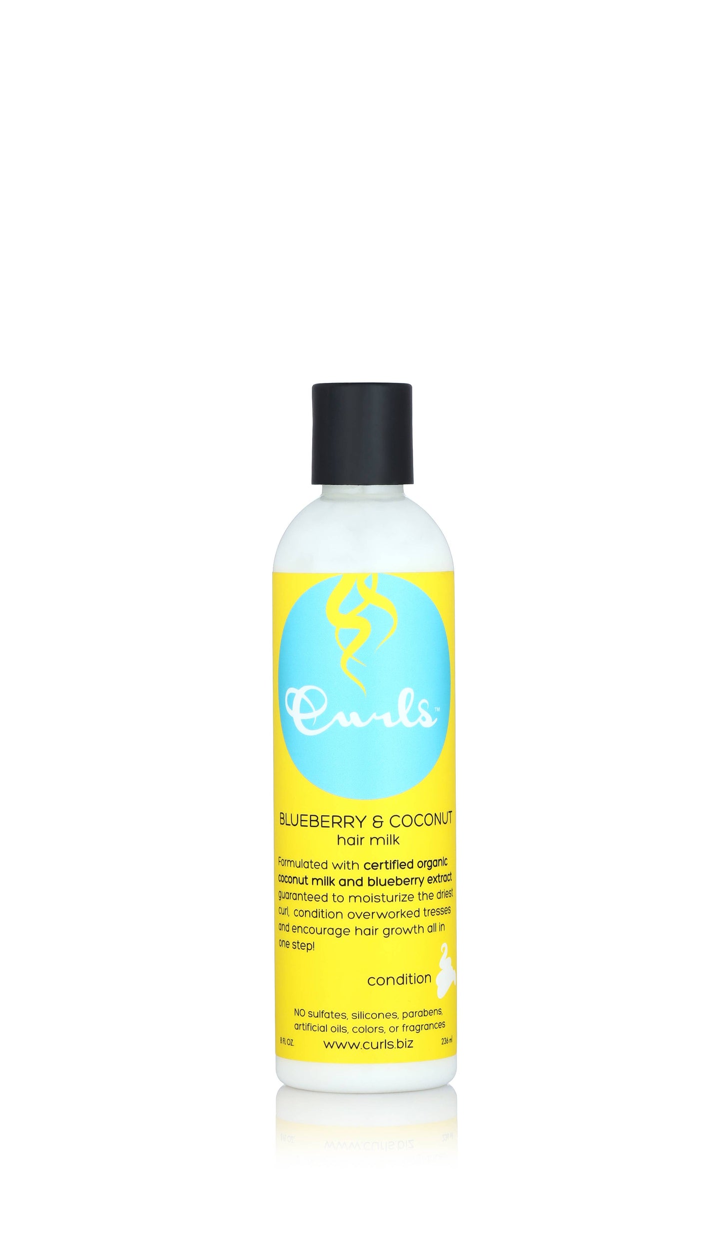 CURLS BEAUTY BRANDS - BLUEBERRY & COCONUT HAIR MILK 8 OZ