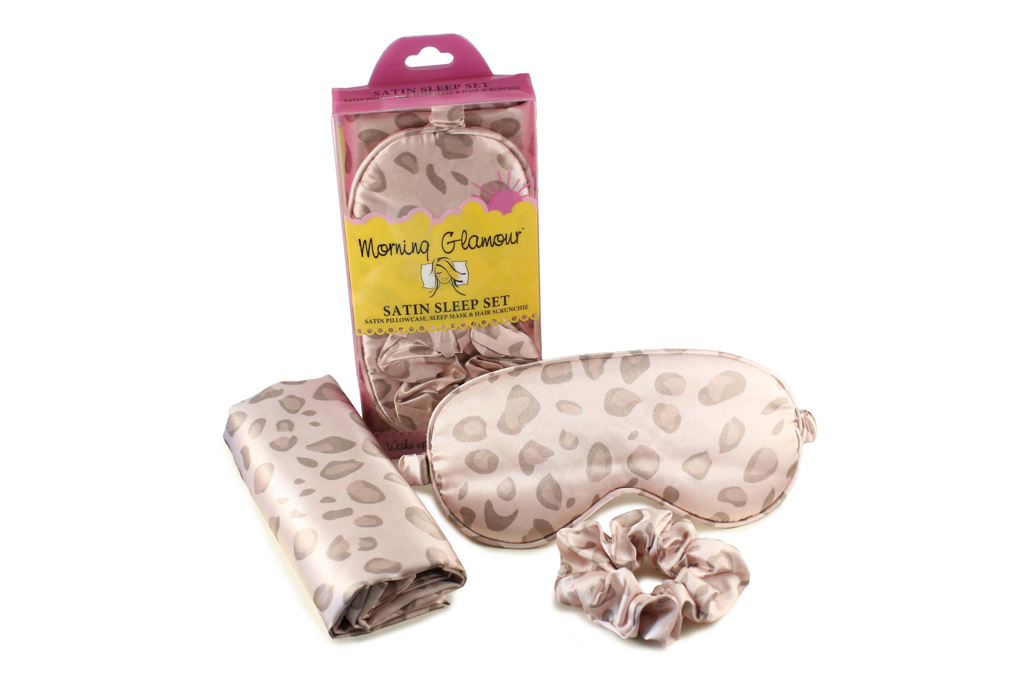Morning Glamour - Ultimate Sleep Set Satin Pillowcase, Eye mask and Scrunchie