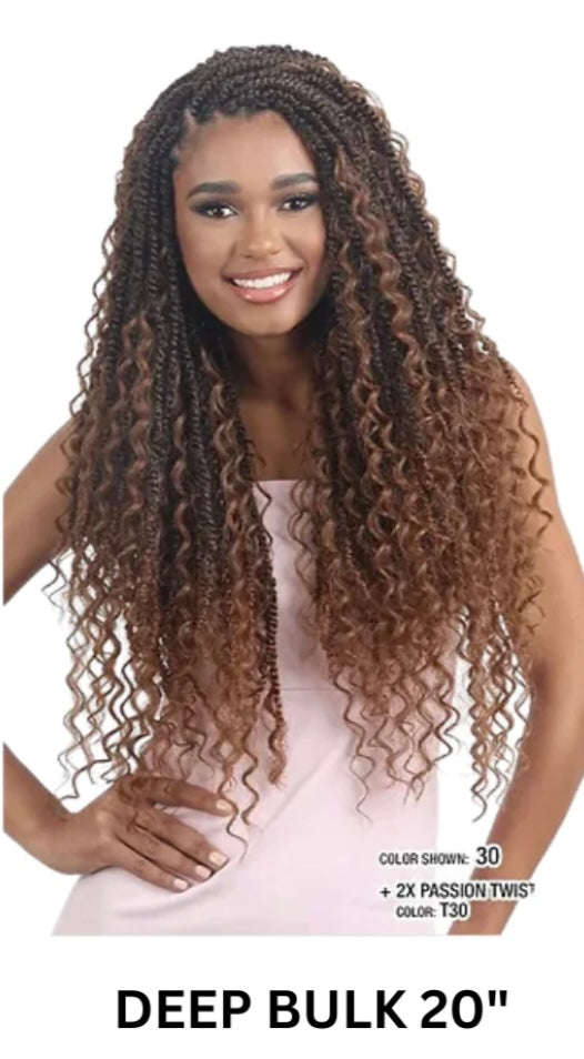 Mayde Beauty Deep Bulk 20" Bloom Bundle
Hair Weave