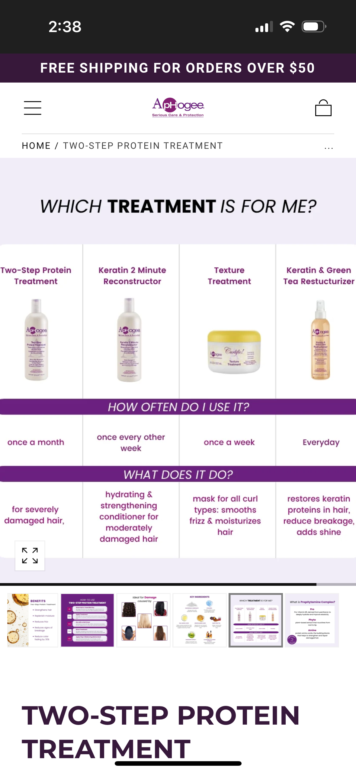 APHOGEE TWO STEP TREATMENT 4OZ