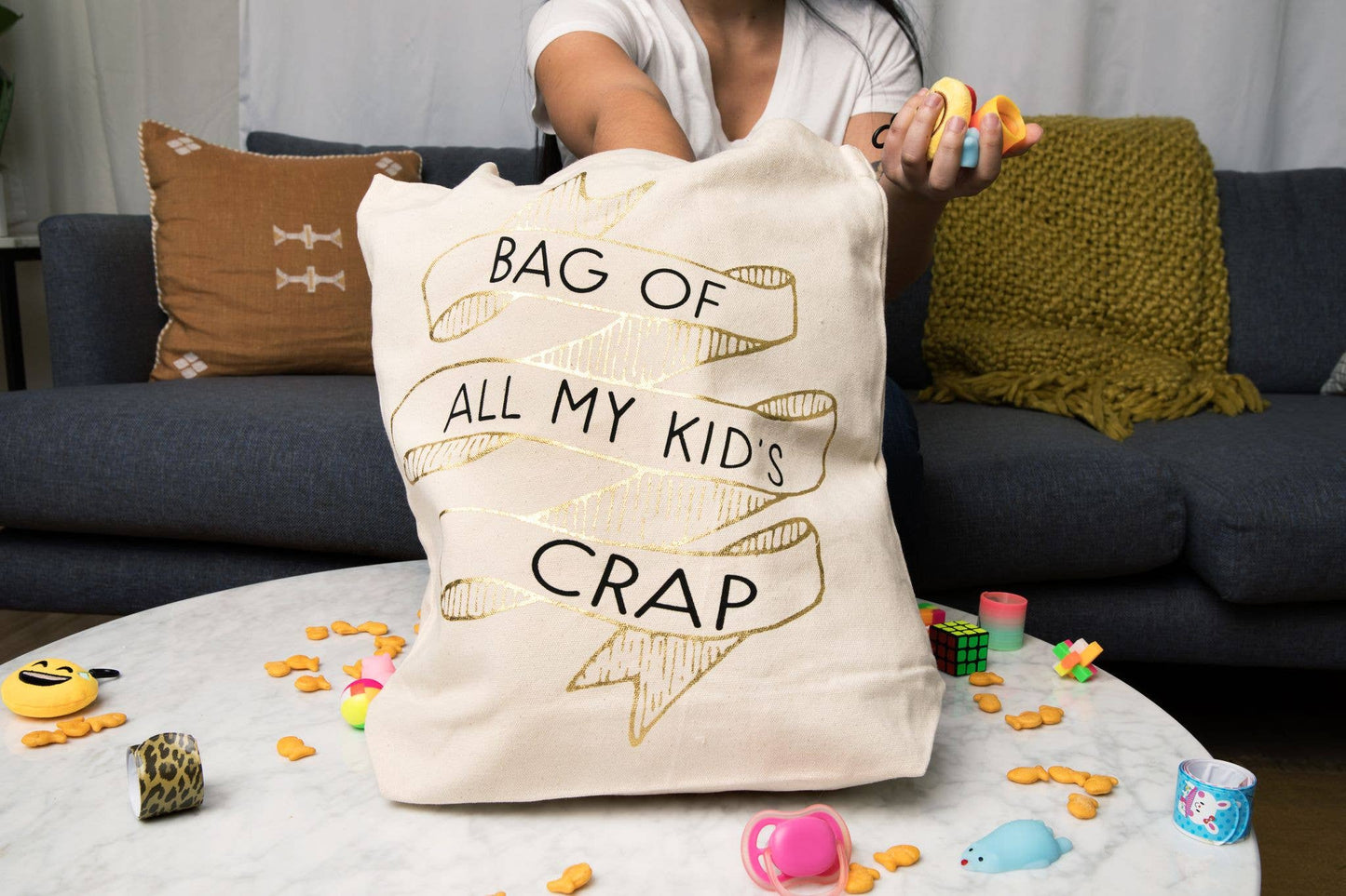FUN CLUB - Kid's Crap Tote Bag (mothers day, spring, easter)