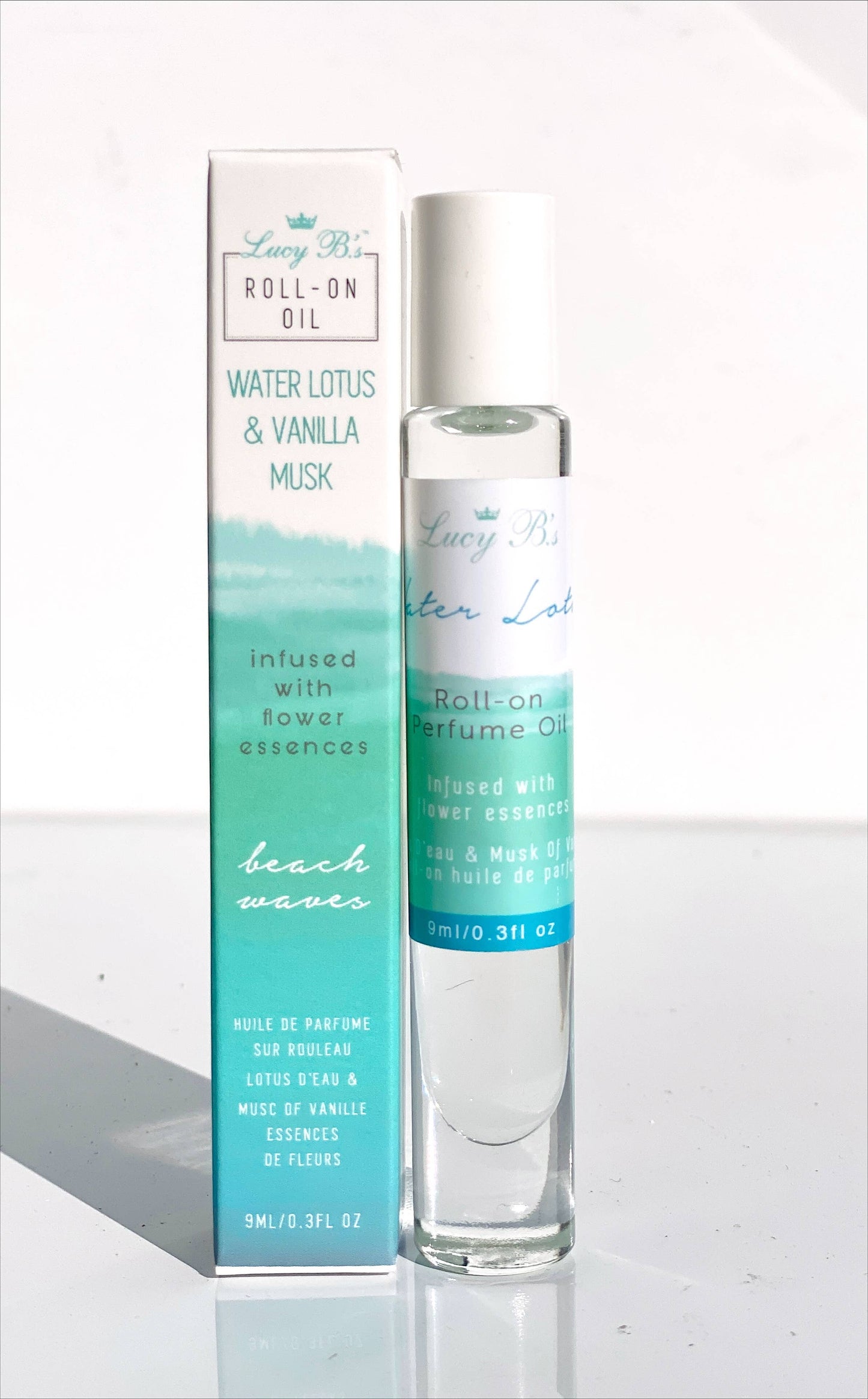 Lucy B's + HYDRA BLOOM-Royal Water Beach Waves Roll On Oil | Clean Scent