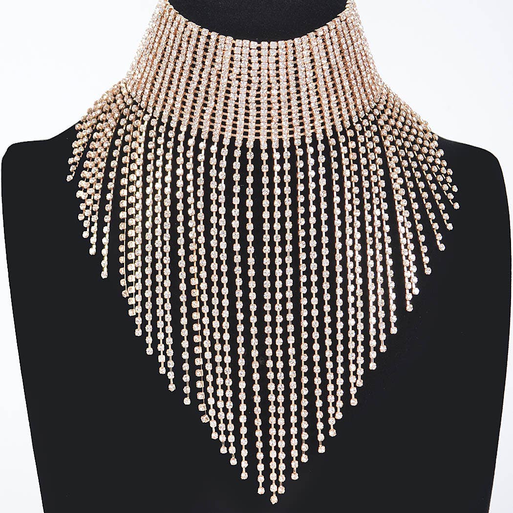 3AM BY H&D ACCESSORIES - Rhinestone Necklace
