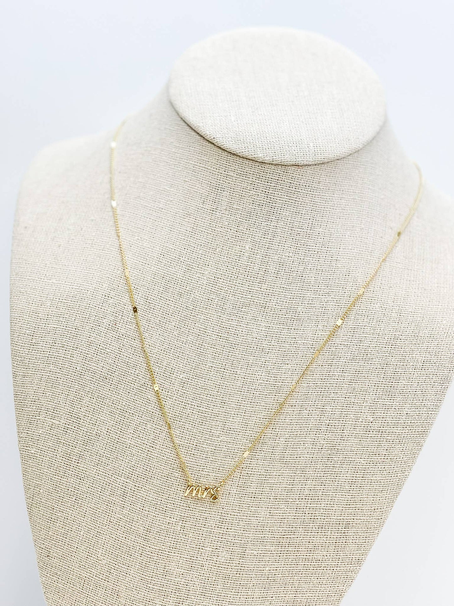 'Mrs' Pendant Necklaces