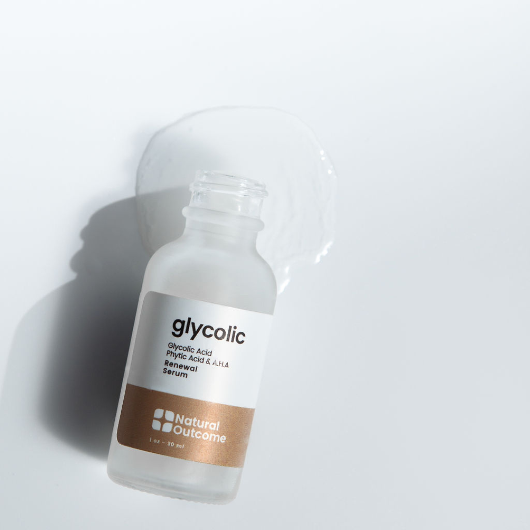 Natural Outcome Skincare-Glycolic Acid Facial Serum - Renewal Face Serum