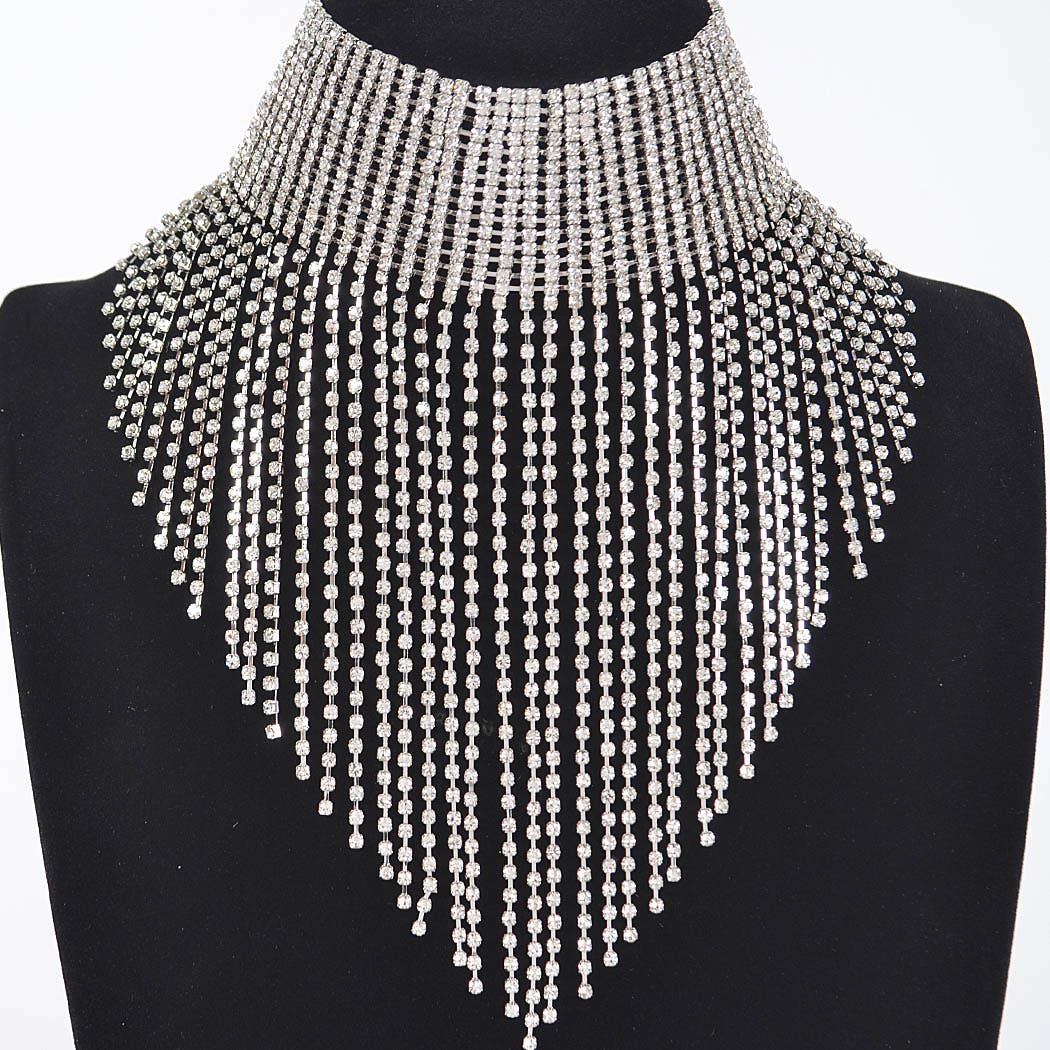 3AM BY H&D ACCESSORIES - Rhinestone Necklace