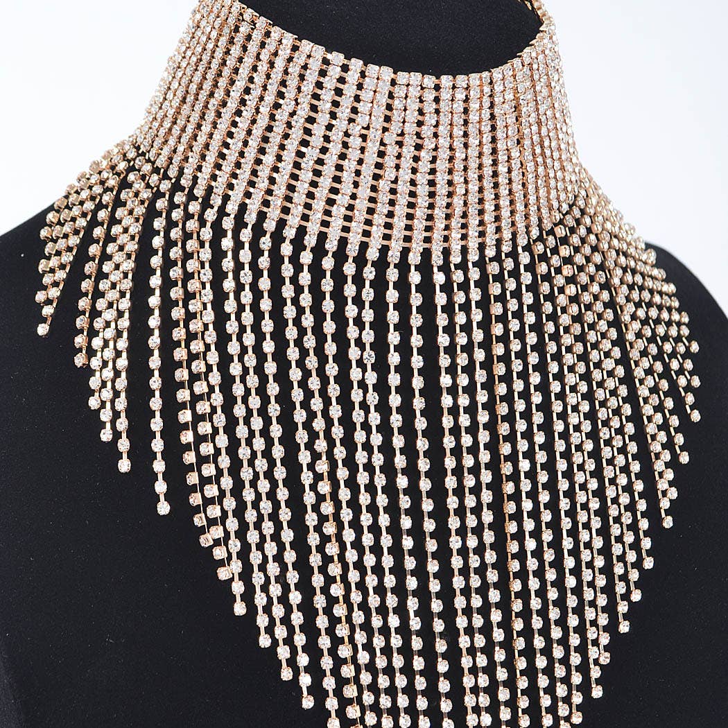 3AM BY H&D ACCESSORIES - Rhinestone Necklace