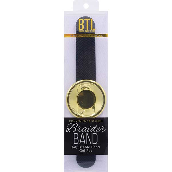 BTL Braider Band Adjustable Gel Holder for Braiding 3CT