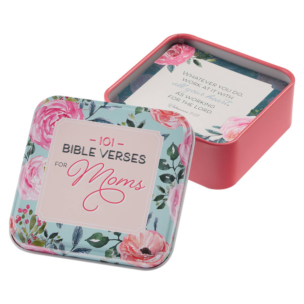 Christian Art Gifts - Cards in Tin 101 Bible Verses for Moms
