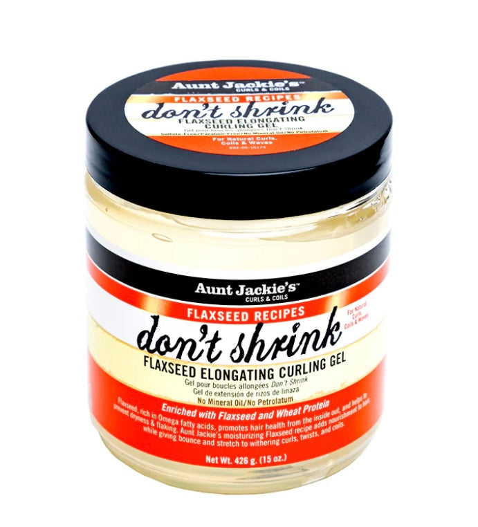 Aunt Jackie's Flaxseed Don't Shrink Curling Gel - 15 oz