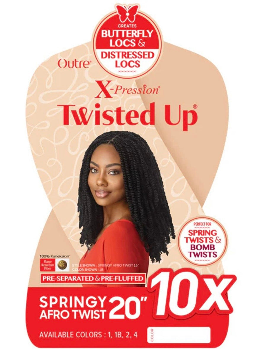 OUTRE Springy Afro Twist 20” 10X