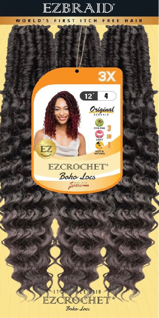EZCROCHET Boho Locs 12” X3
