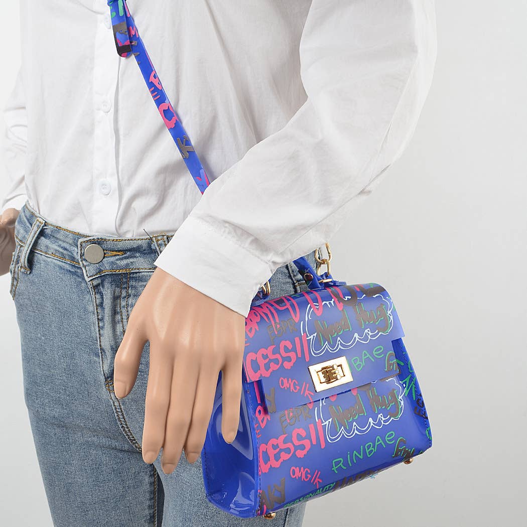 Graffiti Top Handle Bag