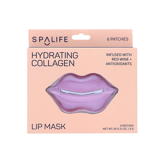 My Spa Life - Hydrating Collagen & Red Wine Hydrogel Lip Masks - 8 Pairs