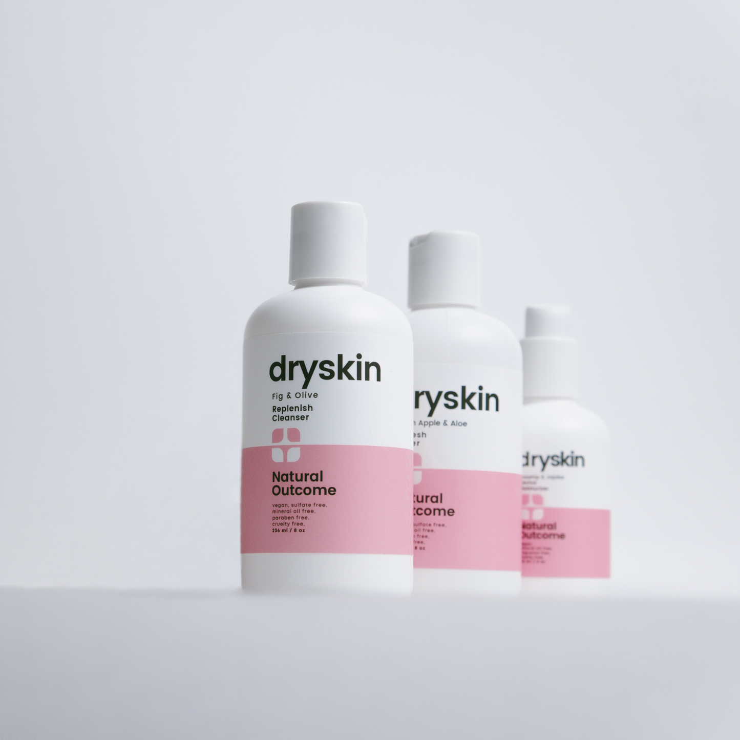 Natural Outcome Skincare-Dry Skin Daily Hydrating Kit - 3 Step Regimen Kit