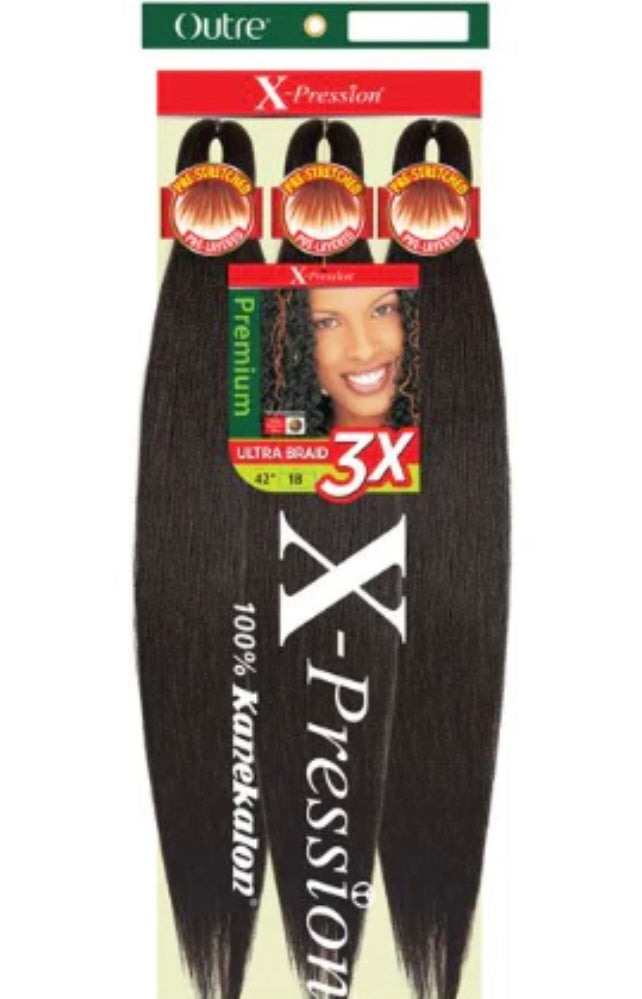 Outre Synthetic Pre-Stretched Ultra Braid - X-PRESSION 3X 42"I