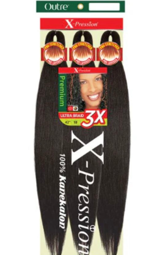 Outre Synthetic Pre-Stretched Ultra Braid - X-PRESSION 3X 42"I