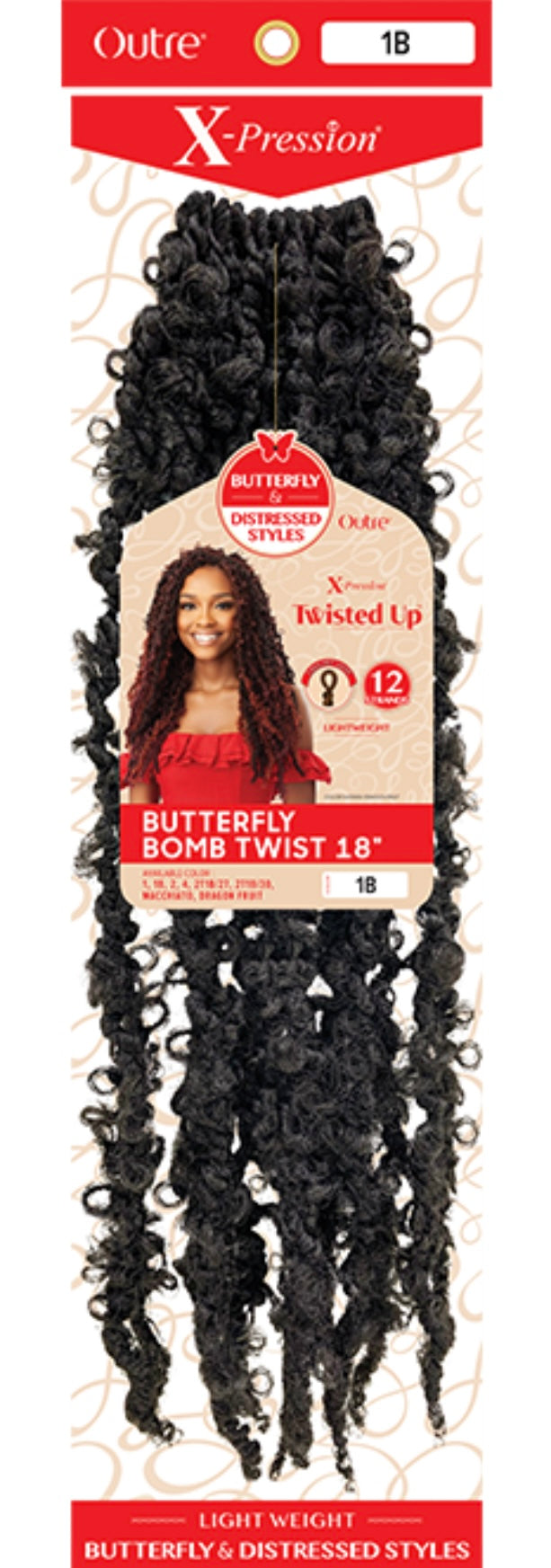 OUTRE X-pression - Twisted Up - Butterfly Bomb Twist 18"