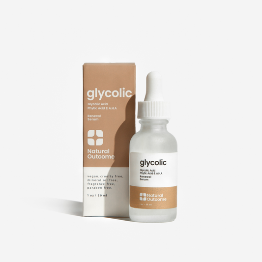 Natural Outcome Skincare-Glycolic Acid Facial Serum - Renewal Face Serum