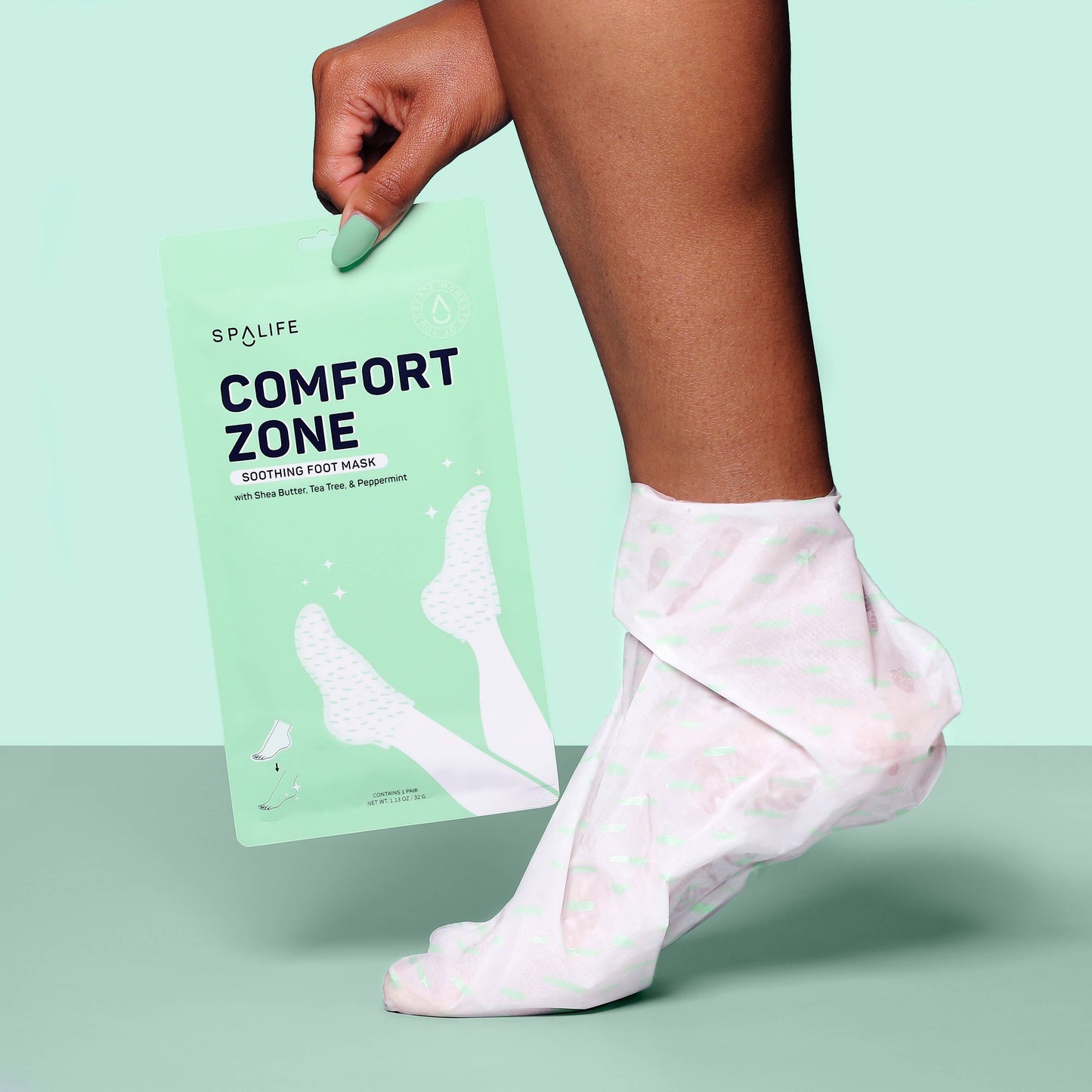 My Spa Life - Comfort Zone Soothing Foot Mask with Shea Butter & Tea Tree
