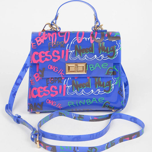 Graffiti Top Handle Bag