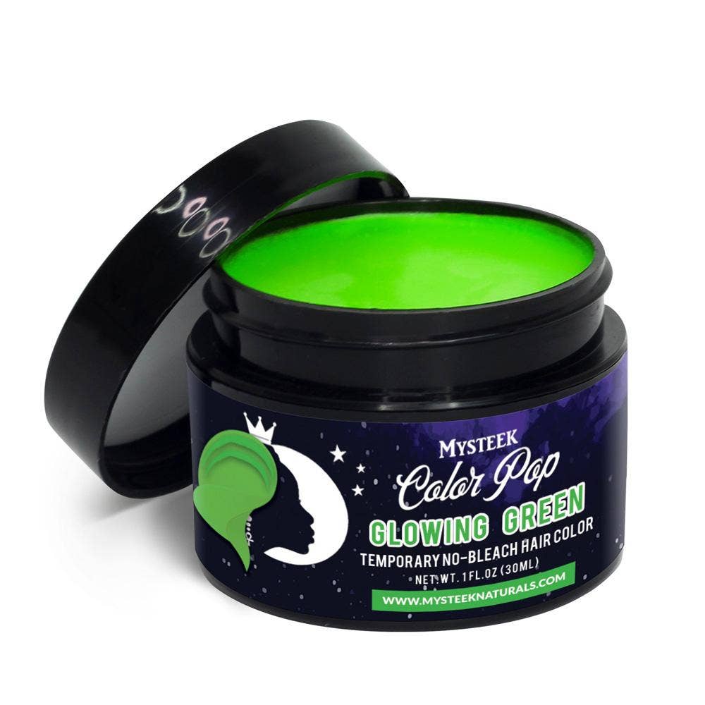 Mysteek Naturals Color Pop Glowing Green