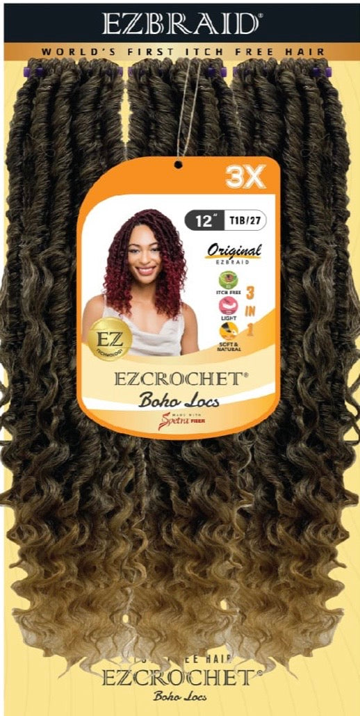 EZCROCHET Boho Locs 12” X3