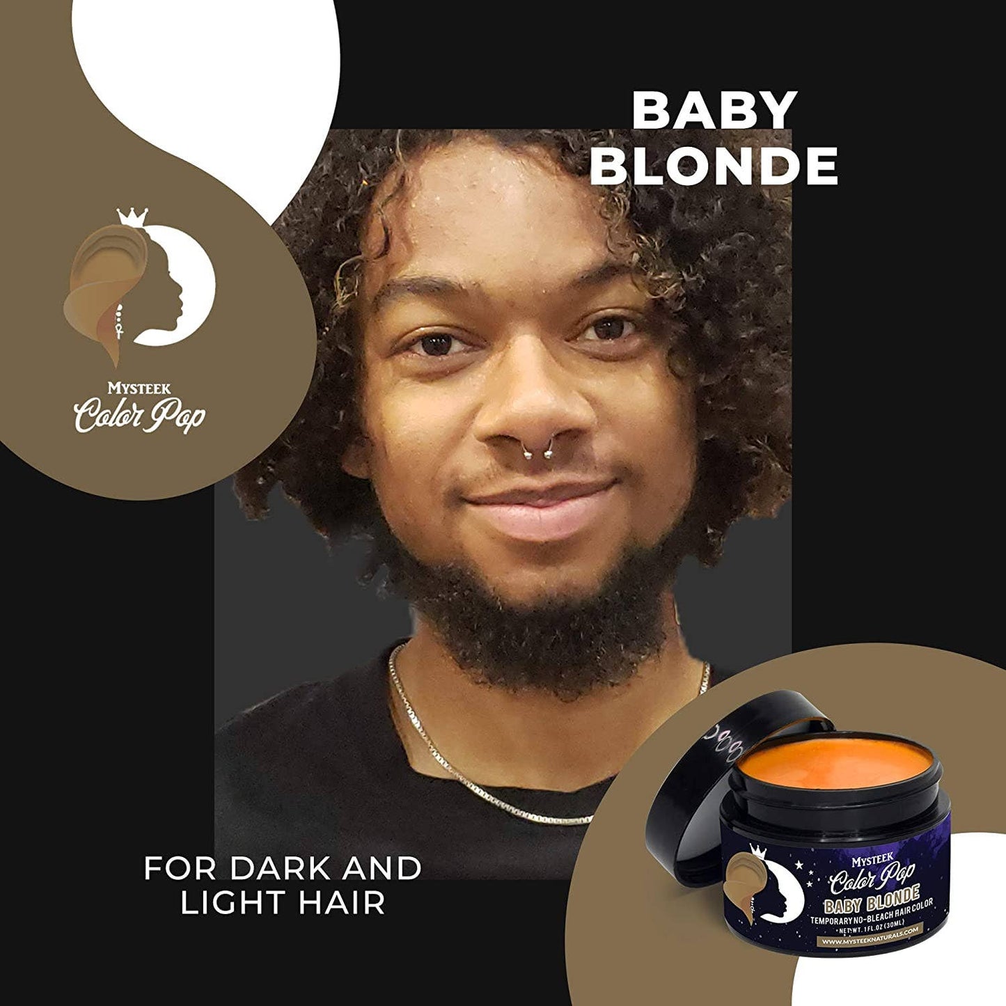 Mysteek Naturals Color Pop Baby Blonde