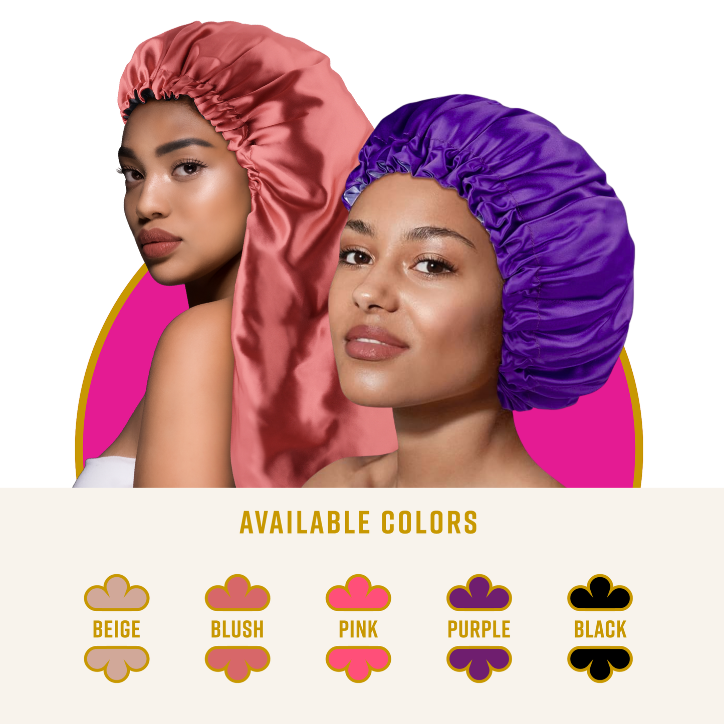 Ms. Remi Adjustable Dual-Sided Silky Satin Bonnet X-Large