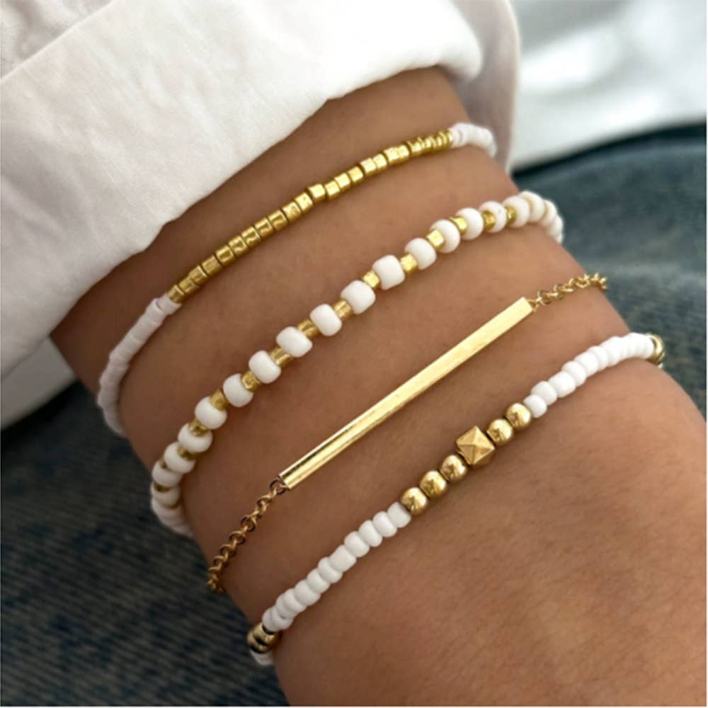 Colorful Rice Bead Bracelet