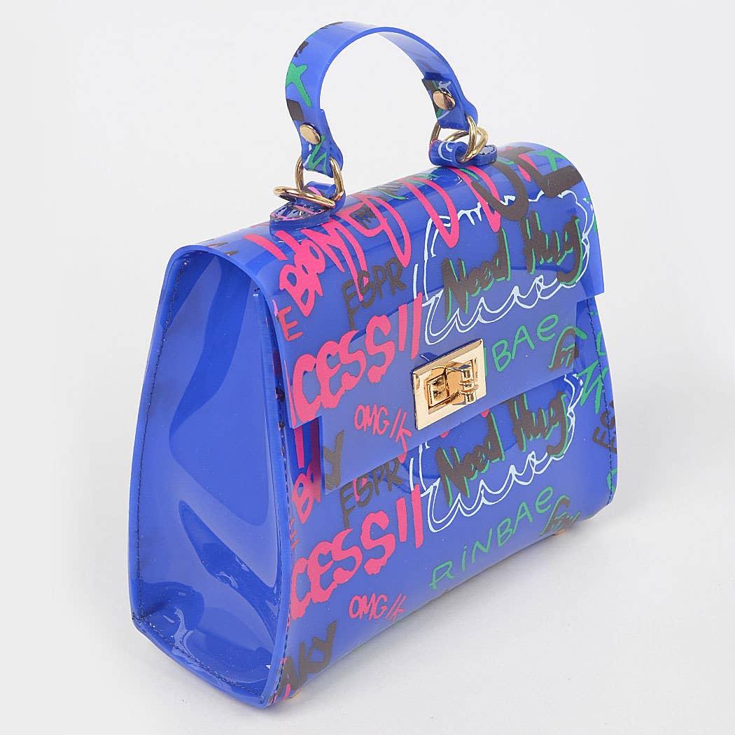 Graffiti Top Handle Bag