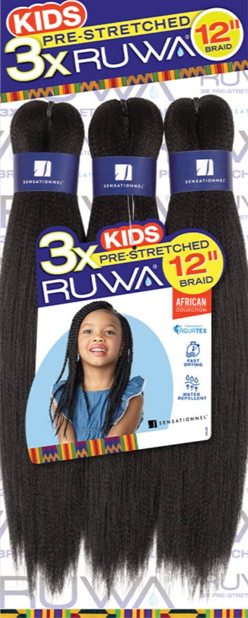 Ruwa Braid Kids 3X 12”